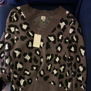 A New Day Vneck  Sweater